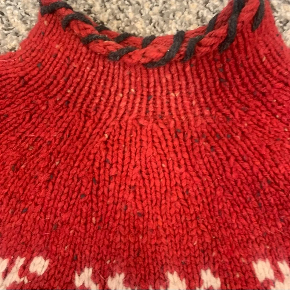 Woolrich Vintage Wool Chunky Mock Neck Nordic Sweater - Picture 6 of 11